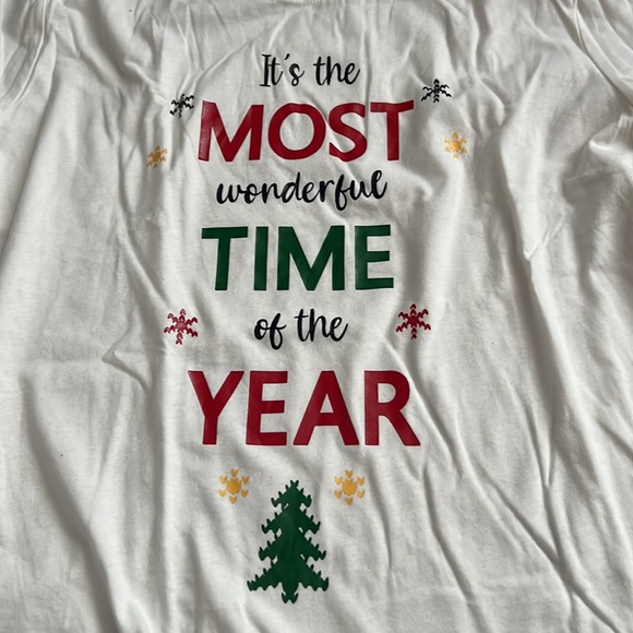 Women's Pajama Set Christmas  "Wonderful Time of The Year" NEW 3X - Picture 3 of 16